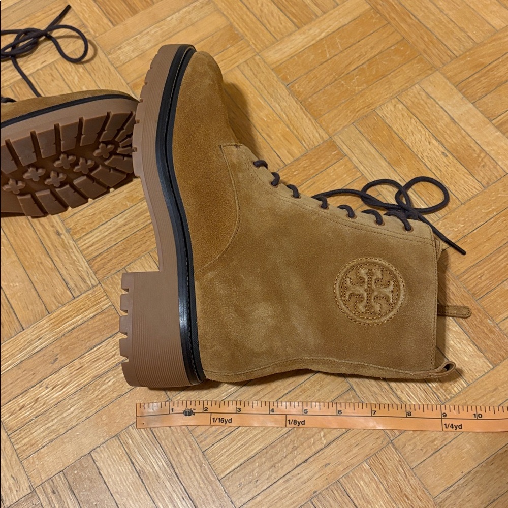 Tory Burch Lace-Up Boots NWOT - Picture 10 of 16